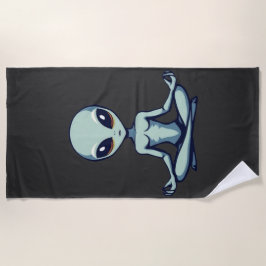Toalha De Praia Alienígena Zen