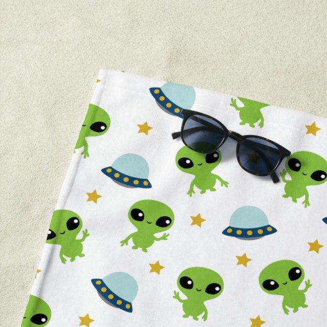 Toalha De Praia Aliens Beach Towel (In Situ)