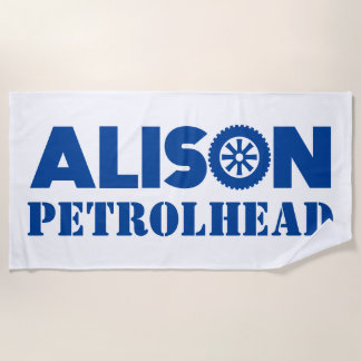 Toalha De Praia Alison Petrol Head
