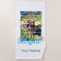 Allgäu Alps Vintage Cow Bavaria Alemanha Souvenir
