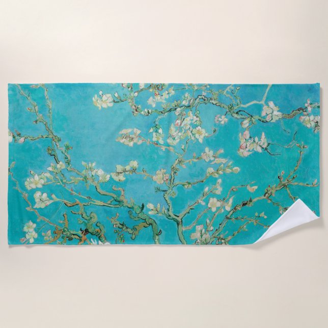 Toalha De Praia Almond Blossom Van Gogh (Frente)