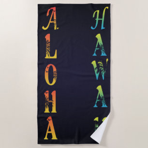 Toalha De Praia Aloha Hawaii