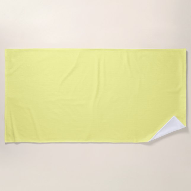 Toalha De Praia Amarelo (Frente)