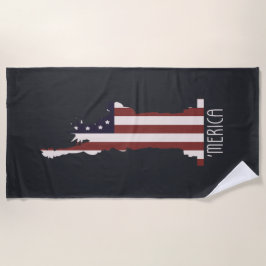 Toalha De Praia American Liberty