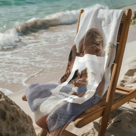 Toalha De Praia Amo-Te, Mãe.