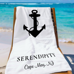 Toalha De Praia Ancoragem de barcos personalizada