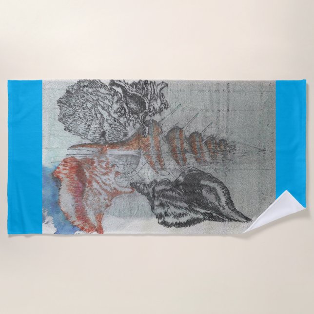 Toalha De Praia Andro, Bahamas: Beach Towel (Frente)
