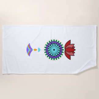 Toalha De Praia Anhänger spirituell mit Lotusblüte