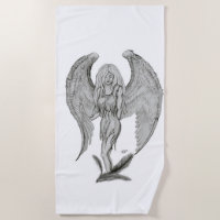 Anjo, Arte Lápis, design preto e branco