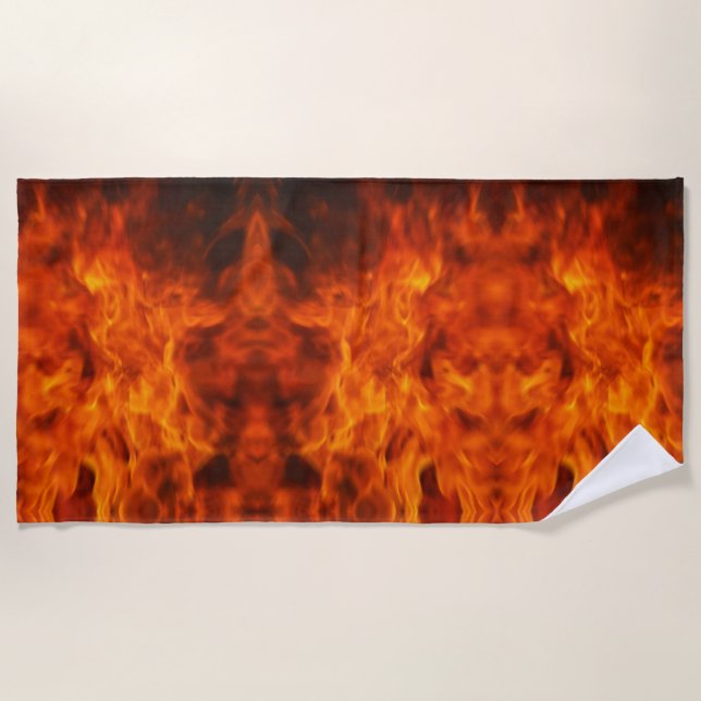 Toalha De Praia Ao fogo (Frente)