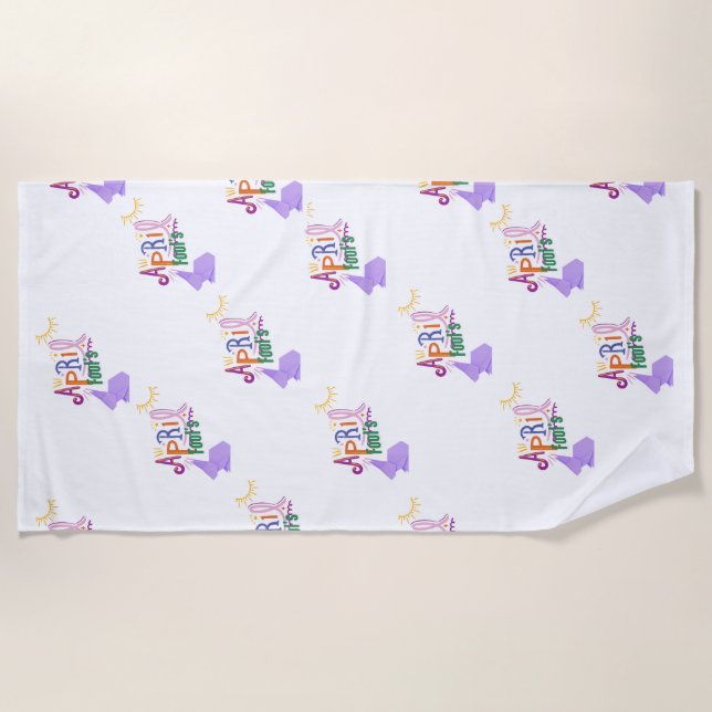 Toalha De Praia April Fools'  (Frente)