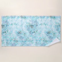 Aqua Teal Cobra Impressão