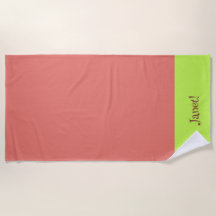 Aqui vem um verde vermelho e brilhante