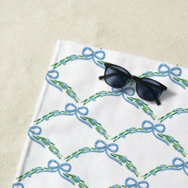 Toalha De Praia Arco Azul Monogramado da Costa Charmosa (In Situ)