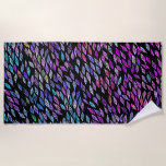 Toalha De Praia Arco-Íris Colorido Deixa Pé-De-Água<br><div class="desc">Adicione algum talento ao dia da sua piscina ou praia com este bonito padrão Folha colorido. Mão pintada por mim, para você! Procure em meu compro mais cores e padrões, além de acessórios correspondentes como chinelos, bolsas, tapetes, toalhas, bolsas cosméticas, canecas e cortinas de chá. Você sempre pode adicionar seu...</div>