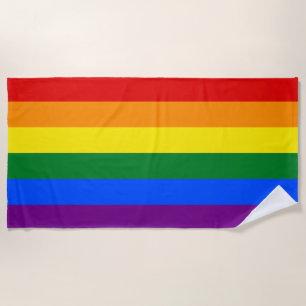 Toalha De Praia Arco-íris (Orgulho gay)