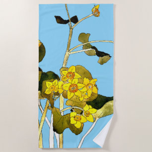 Toalha De Praia Art Nouveau Buttercups
