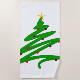 Toalha De Praia Árvore de Natal