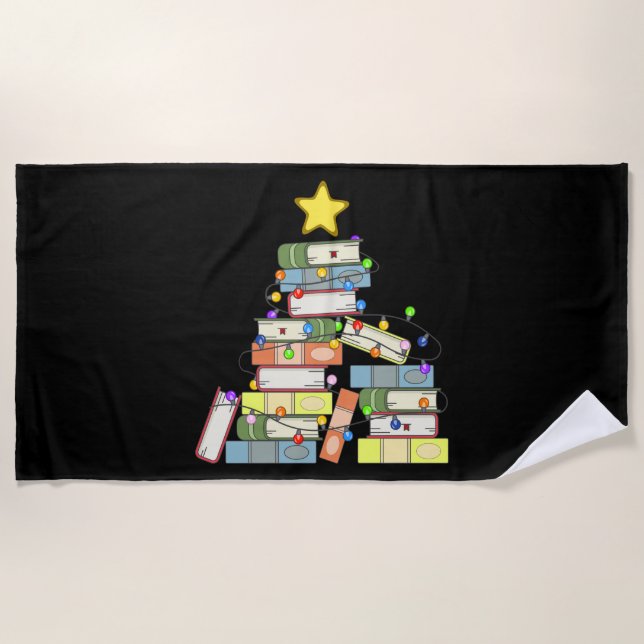 Toalha De Praia Árvore de Natal I (Frente)