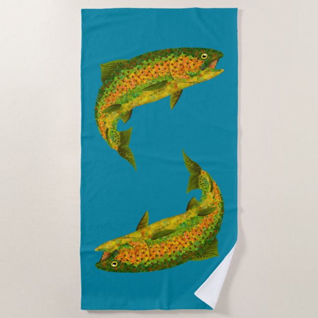 Toalha De Praia Aspen Arco-Íris Folha 4 (Frente)