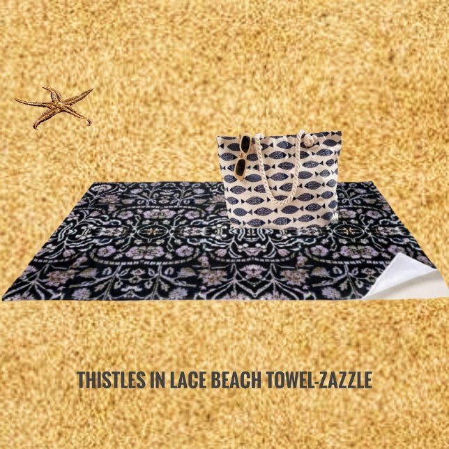 Toalha De Praia Astritos Em Lace (Criador carregado)
