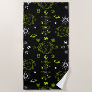 Toalha De Praia Astrologia Home Decor Impressão