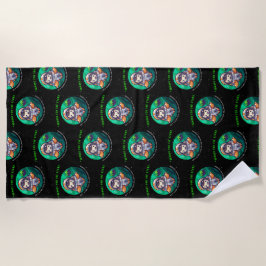 TOALHA DE PRAIA ATIRADA PARA COMEÇAR, ASTRONAUT