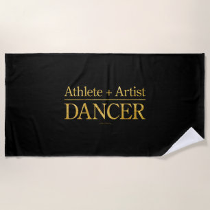 Toalha De Praia Atleta + Artista = Dançarino