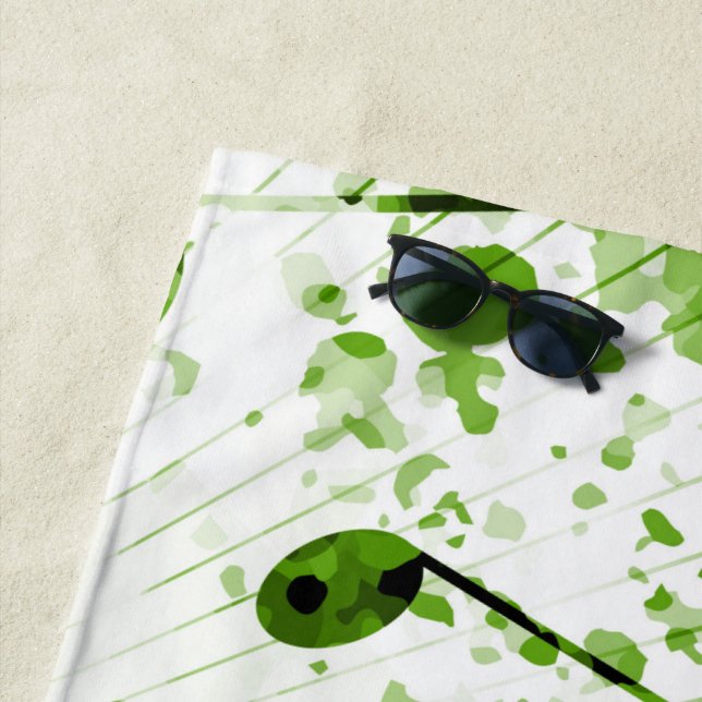 Toalha De Praia Atmosfera Musical 7 (In Situ)