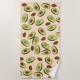 Toalha De Praia Avocado Pattern