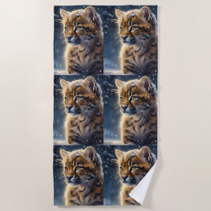 Toalha De Praia Baby Fluffy Jaguar,