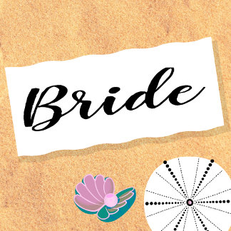 Toalha De Praia Bachelorette Bride Beach Towel Personalizado