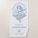 Toalha De Praia Bachelorette de praia de Cowgirl costeira fim de s<br><div class="desc">Toalha spa,  toalha de praia. Perfeito para a solteira de esquadra de noiva.</div>