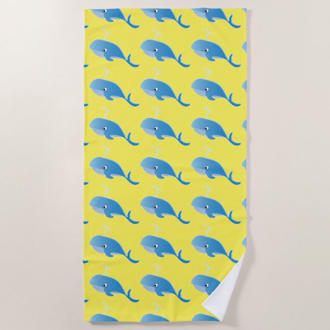 Toalha De Praia Baleia - Beach Towel (Frente)