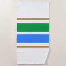 Bandas de Corrida Branca Verde Azul Brilhante Bril