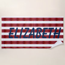 Bandas Em Abstrato Beach Towel