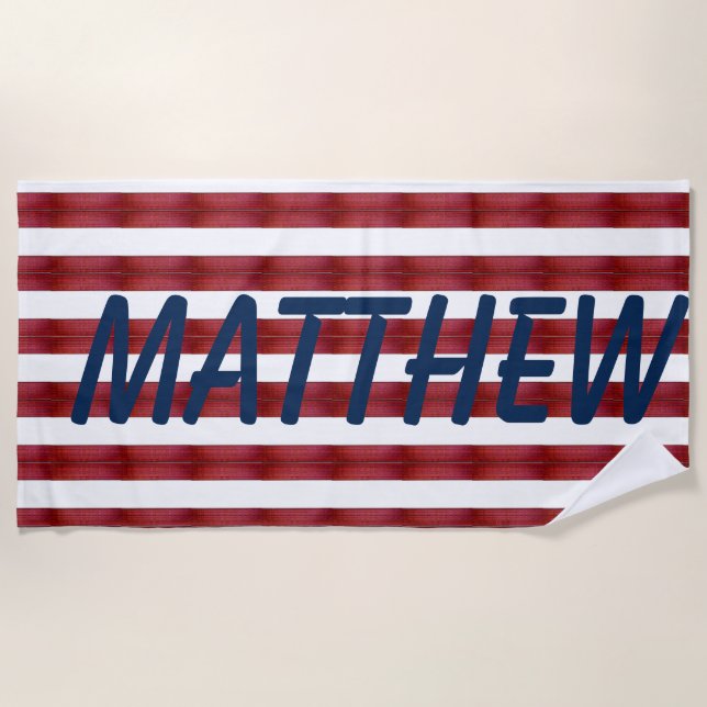 Toalha De Praia Bandas Em Abstrato Beach Towel (Frente)