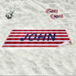 Toalha De Praia Bandas Em Abstrato Beach Towel