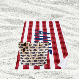 Toalha De Praia Bandas Em Abstrato Beach Towel
