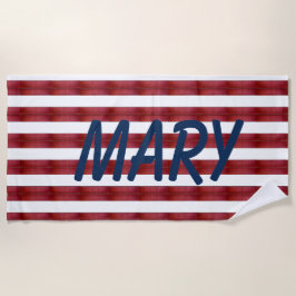 Toalha De Praia Bandas Em Abstrato Beach Towel