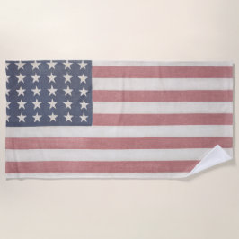 Toalha De Praia Bandeira Americana da americana
