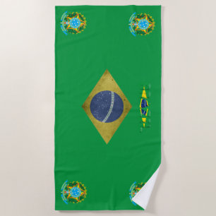 Toalha De Praia Bandeira brasileira