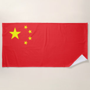 Toalha De Praia Bandeira Chinesa