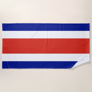 Toalha De Praia Bandeira Civil da Costa Rica