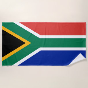 Toalha De Praia Bandeira da África do Sul