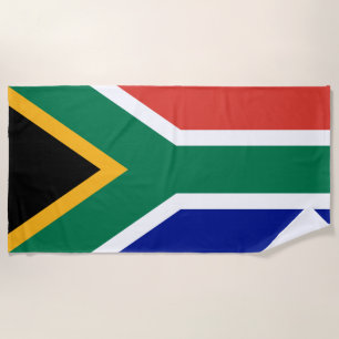 Toalha De Praia Bandeira da África do Sul