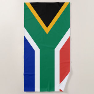 Toalha De Praia Bandeira da África do Sul