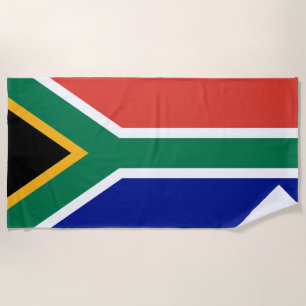 Toalha De Praia Bandeira da África do Sul