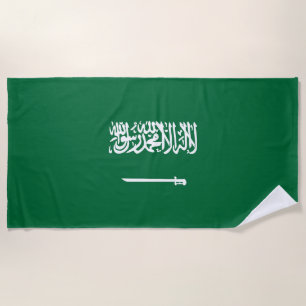 Toalha De Praia Bandeira da Arábia Saudita