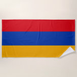 Toalha De Praia Bandeira da Armênia<br><div class="desc">Bandeira da Armênia</div>